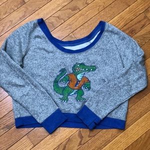Florida Gators Crop Sweatshirt Top